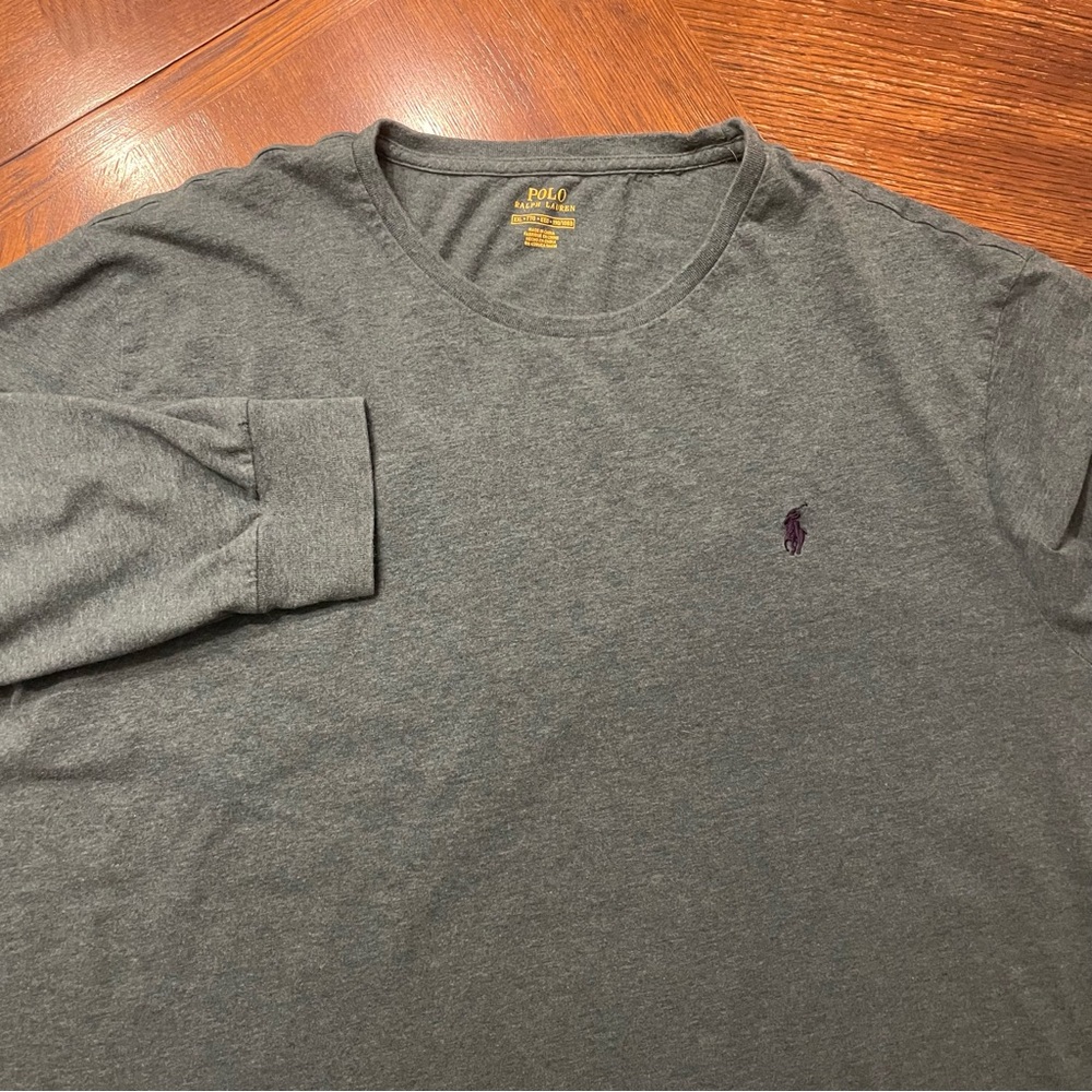 Polo by Ralph Lauren Men's Green Long Sleeve Tee 100% cotton XXL